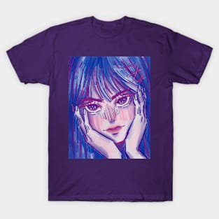 Some pretty aesthetic anime girl T-Shirt